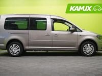Käytetty VW Caddy Maxi Trendline 139 HP (102 kW) 2018 Keltainen / beige Tila-auto