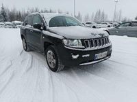 Käytetty Jeep Compass Limited 170 HP (125 kW) 2012 Musta Katumaasturi