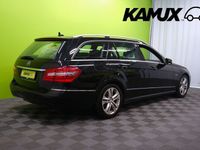 käytetty Mercedes E220 CDI BE T A // Webasto / Xenonit / Tutkat / Puolinahkat / Navi / Vakkari //