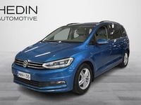 Käytetty VW Touran Edition 150 HP (110 kW) 2017 Sininen Tila-auto