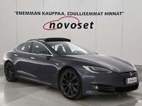 käytetty Tesla Model S 75D *3.99% KORKO!* *VÄHÄN AJETTU! GEN 3 / SIVUKAMERAT / ESILÄMMITYS PUHELINOHJAUKSELLA / PANORAAMA / ILMA-ALUSTA / 21"!*