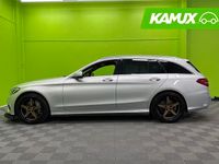 Käytetty Mercedes C250 AMG line 204 HP (150 kW) 2015 Hopea / harmaa Farmari