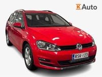 Käytetty VW Golf VII Allstar 110 HP (80 kW) 2017 Punainen Farmari
