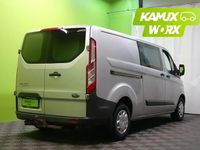 Käytetty Ford Transit Custom 125 HP (91 kW) 2016 Hopea / harmaa Sedan