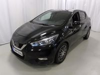 Käytetty Nissan Micra Acenta 90 HP (66 kW) 2018 Musta Viistoperä