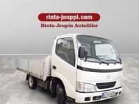 käytetty Toyota Dyna 150 2,5 D-4D 100 alusta (av. 3350 mm) - Nosturi, 1-Omistajalta, Vetokoukku, Moottorilämmitinpaketti, Alumiinilava, Vetokoukku!