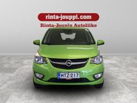 käytetty Opel Karl 5-ov Enjoy 1,0 Ecotec 55kW MT5 - Suomi-Auto, Vakionopeudensäädin, Lämmitettävä ohjauspyörä, Kahdet renkaat, Huollettu 78tkm kohdalla