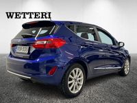 käytetty Ford Fiesta 1,0 EcoBoost 100hv A6 Vignale 5-ovinen - Suomi-auto, Bang & Olufsen, Keyless-go, Vakionopeudensäädin, Panoraamalasikatto, Lämmitettävä tuulilasi, Kaistallapitoavustin, AppleCarPlay, Android Auto, LED-