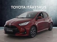 Käytetty Toyota Yaris Hybrid Style 116 HP (85 kW) 2020 Punainen Viistoperä