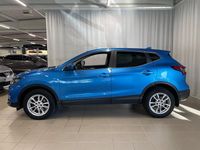 Käytetty Nissan Qashqai N-Connecta 116 HP (85 kW) 2018 Sininen Katumaasturi