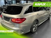 Käytetty Mercedes C220 AMG line 194 HP (142 kW) 2019 Hopea / harmaa Farmari
