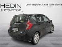 Käytetty Nissan Note Acenta 80 HP (58 kW) 2014 Musta Viistoperä