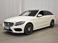 käytetty Mercedes C250 BlueTec T A Premium Business AMG ** Webasto / Panorama / ILS / Comand / Diamond White / Huippuhieno **
