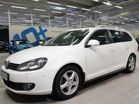 käytetty VW Golf VI Variant Comfortline Plus 1,4 TSI 90 kW (122 hv) - RAHOITUSKORKO 3,49% - Suomi-auto / Vetokoukku / Lohkolämmitin / Vakkari / Tutkat / Xenon