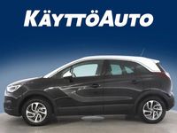 Käytetty Opel Crossland X Innovation 110 HP (80 kW) 2017 Musta Katumaasturi
