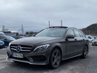 käytetty Mercedes C180 T A Business AMG ** Juuri tullut! / Distronic+ / Burmester / Panorama / ILS / Navi / Kaistavahti / Ambient light **