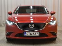käytetty Mazda 6 Sport Wagon 2,2 (150) SKYACTIV-D Premium Plus 6AT 5ov TQ2 ** Suomi-auto / KeyLessGo / Bliss / Tutkat / Koukku **