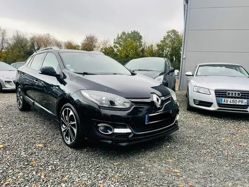 Noir Utilisé 2016 Renault Mégane GrandTour Bose Edition Break | 9 500 € (Super prix) - Image 1/4