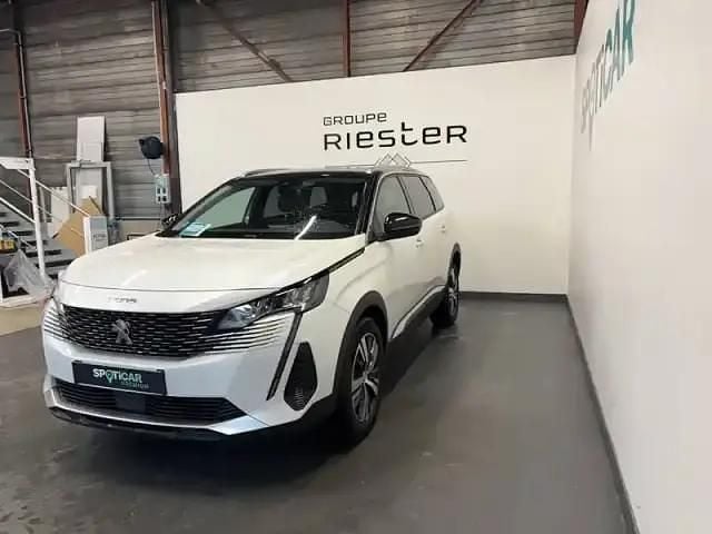 Blanc Occasion 2021 Peugeot 5008 Allure Monospace | 20 980 € (Prix juste) - Image 1/4