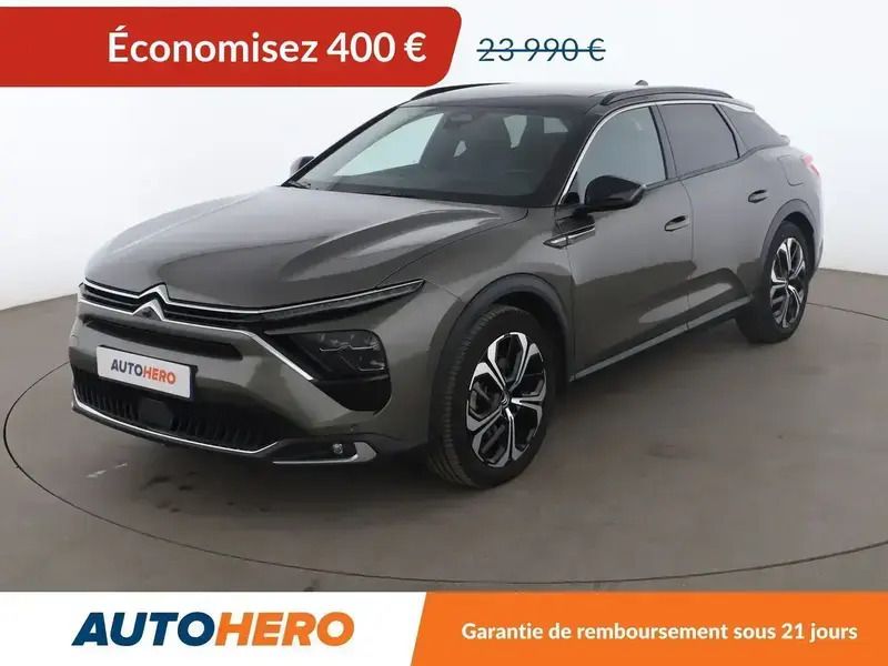 Gris Utilisé 2022 Citroën C5 X Shine Berline | 23 590 € (Super prix) - Image 1/2
