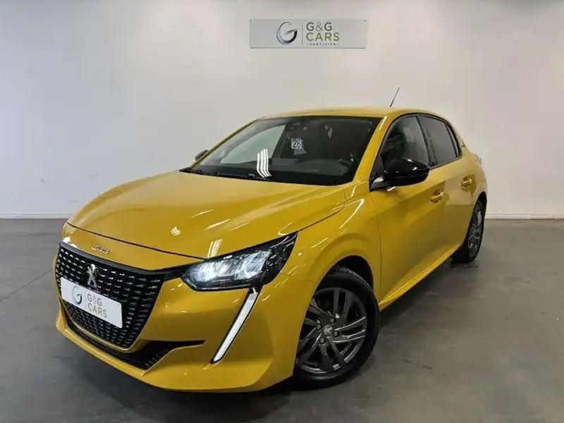 Jaune Utilisé 2022 Peugeot 208 Style Citadine | 13 790 € (Bon prix) - Image 1/4