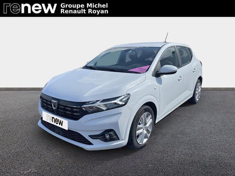 Blanc Utilisé 2021 Dacia Sandero Comfort Citadine | 10 990 € (Super prix) - Image 1/4
