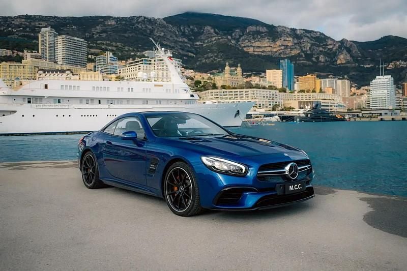 Occasion Mercedes SL63 AMG AMG 585 ch (430 kW) 2015 Bleu Cabriolet