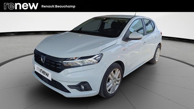 Blanc Utilisé 2021 Dacia Sandero Comfort Citadine | 12 280 € - Image 1/4