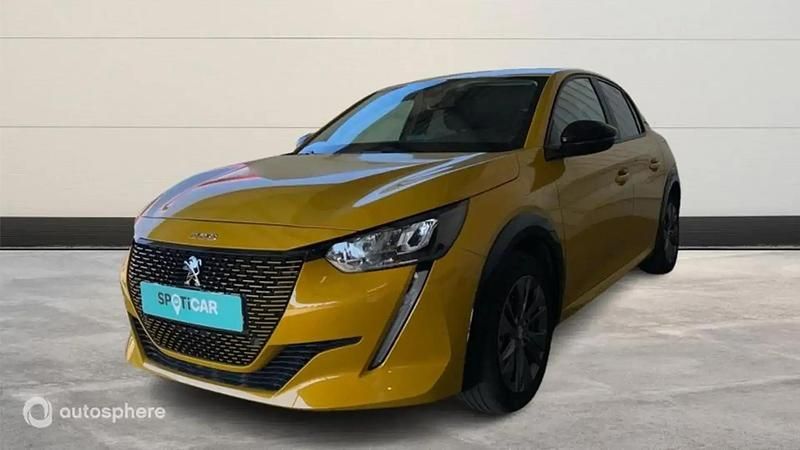 Jaune Utilisé 2023 Peugeot e-208 Style Citadine | 18 999 € (Prix juste) - Image 1/4