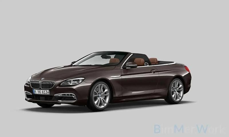 Brun Occasion 2017 BMW 640 Cabriolet Sport Line Cabriolet | 36 950 € - Image 1/4
