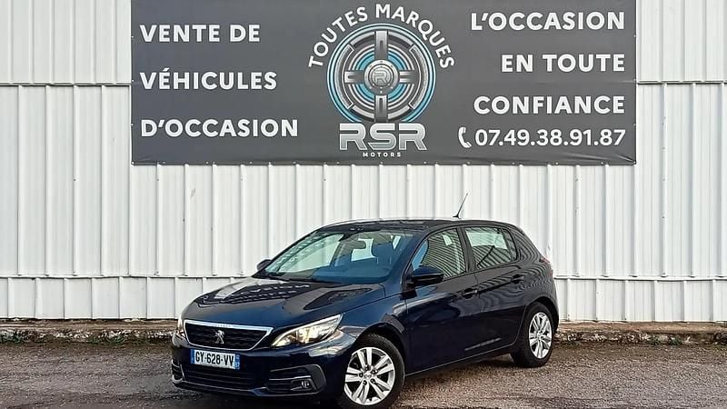 Bleu Utilisé 2020 Peugeot 308 GT-line Berline | 11 490 € (Prix juste) - Image 1/4