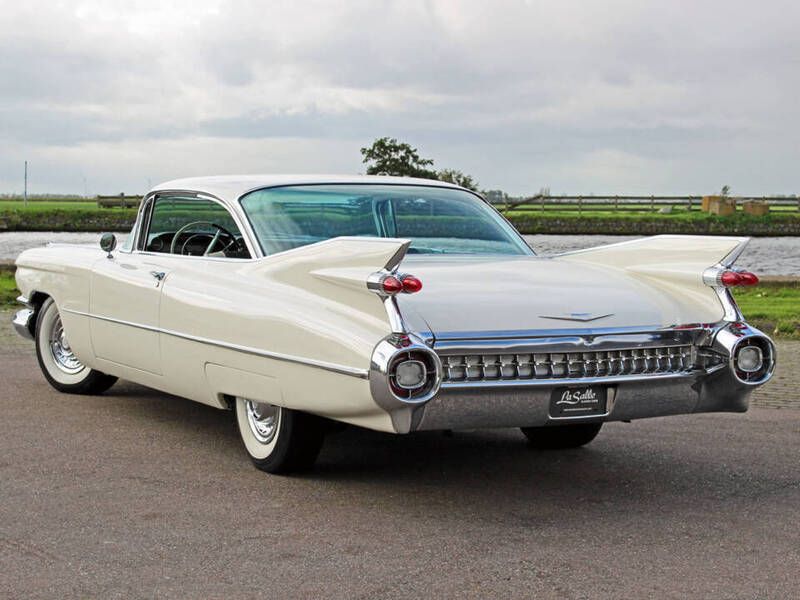 Occasion Cadillac Coupé DeVille 309 ch (227 kW) 1959 Blanc Coupé