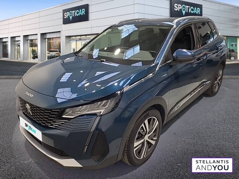 Bleu Utilisé 2021 Peugeot 3008 Allure | 23 290 € (Prix juste) - Image 1/4