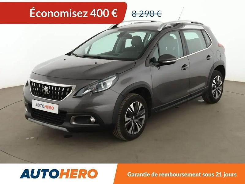 Gris Occasion 2018 Peugeot 2008 Allure SUV | 7 890 € (Bon prix) - Image 1/2