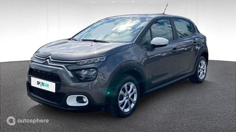 Gris Occasion 2022 Citroën C3 PureTech Citadine | 10 878 € (Prix juste) - Image 1/4