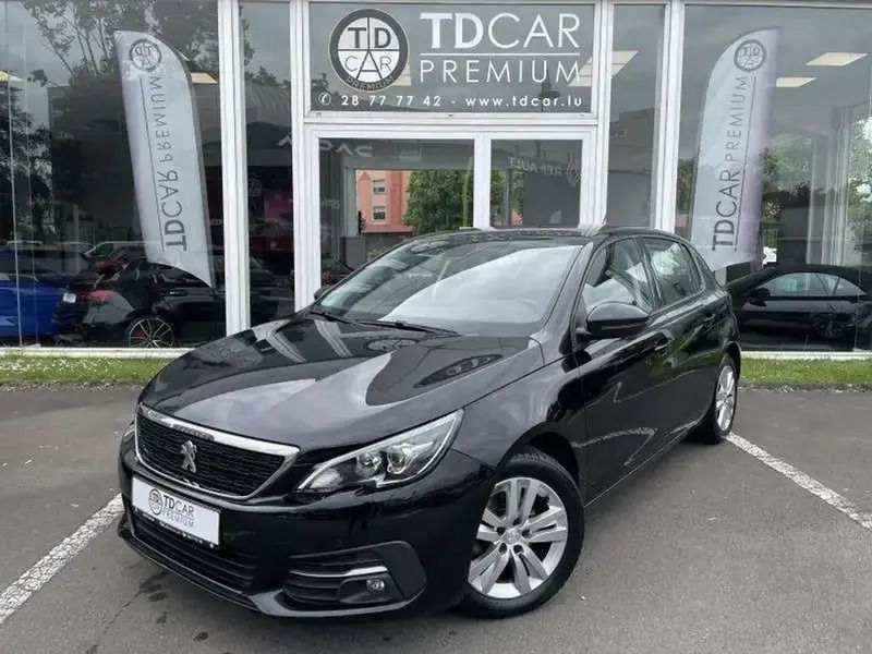Noir Utilisé 2019 Peugeot 308 Active Berline | 12 990 € (Prix juste) - Image 1/4