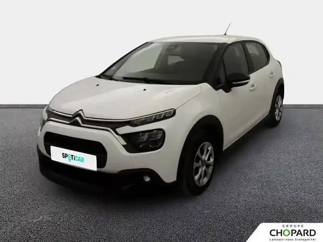 Blanc banquise Occasion 2021 Citroën C3 PureTech Berline | 8 990 € (Bon prix) - Image 1/4