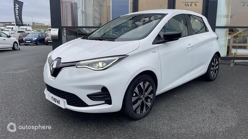 Blanc Occasion 2021 Renault Zoe LIMITED Citadine | 14 999 € (Prix assez cher) - Image 1/4