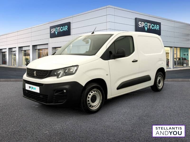 Blanc Utilisé 2021 Peugeot Partner S Monospace | 12 290 € - Image 1/4