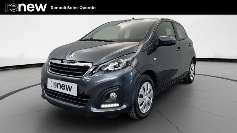 Gris Utilisé 2020 Peugeot 108 Active Citadine | 9 490 € (Prix juste) - Image 1/4