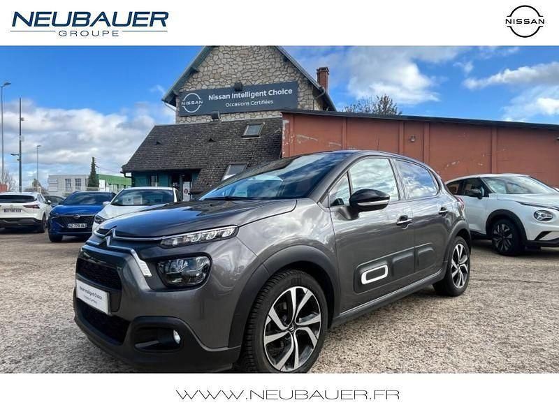 Gris platinium (m) noir onyx Utilisé 2022 Citroën C3 PureTech Citadine | 9 890 € (Prix juste) - Image 1/4