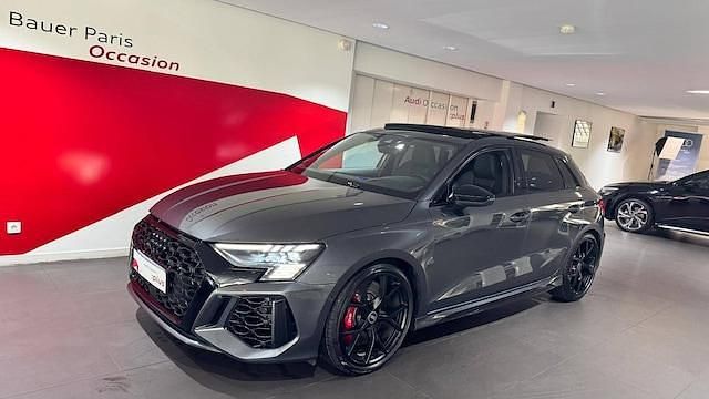 Gris daytona nacré Utilisé 2021 Audi RS3 Sportback Design Citadine | 69 980 € (Prix cher) - Image 1/4