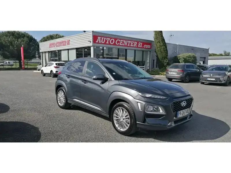 Gris Utilisé 2019 Hyundai Kona SUV | 16 990 € (Prix juste) - Image 1/4