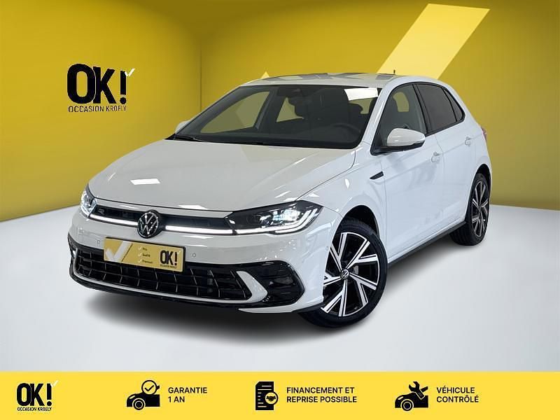 Blanc Occasion 2025 VW Polo R-line Citadine | 24 899 € (Prix juste) - Image 1/4