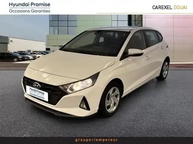Polar white Utilisé 2021 Hyundai i20 Berline | 11 990 € (Prix assez cher) - Image 1/4
