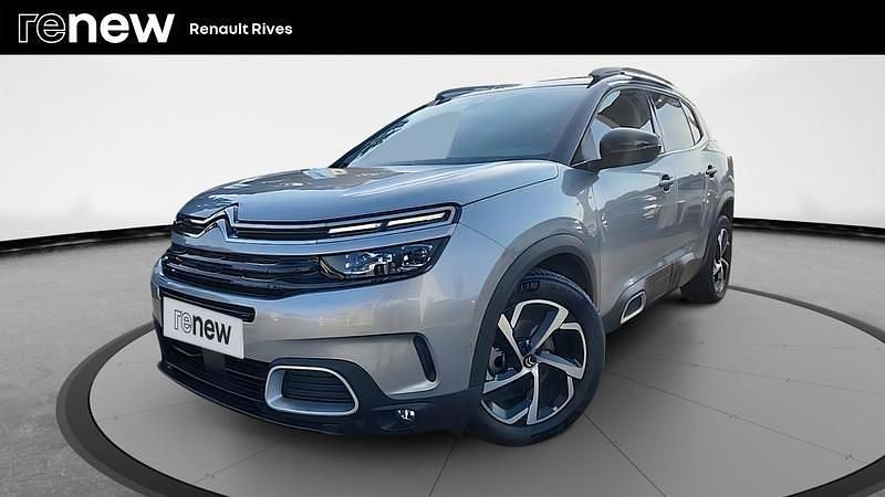 Gris Utilisé 2019 Citroën C5 Aircross PureTech SUV | 14 490 € (Bon prix) - Image 1/4