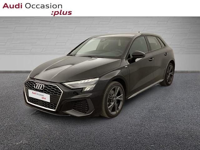 Noir mythic métallisé Utilisé 2021 Audi A3 Sportback e-tron S-Line Citadine | 27 872 € (Prix juste) - Image 1/4