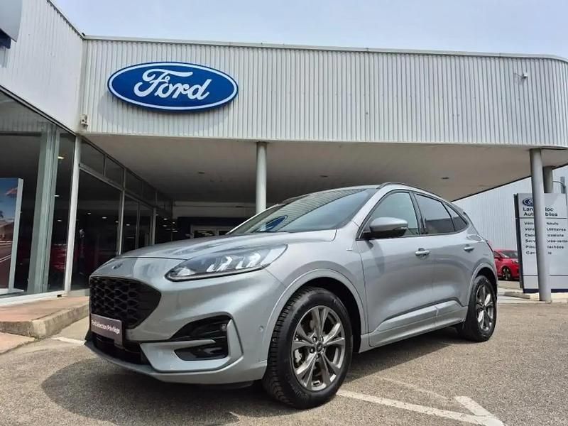 Gris Occasion 2022 Ford Kuga ST-Line SUV | 26 900 € (Prix assez cher) - Image 1/4