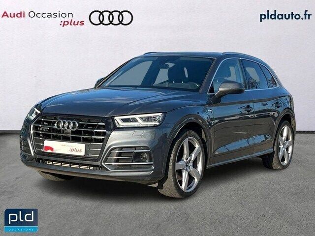 Gris mousson métallisé Utilisé 2020 Audi Q5 S-Line SUV | 40 990 € (Prix juste) - Image 1/4