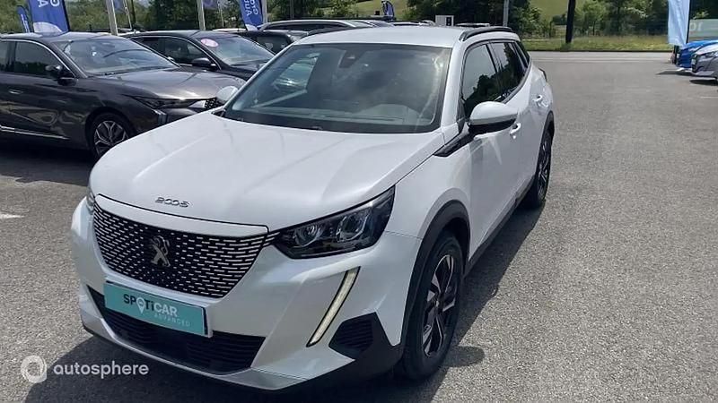 Blanc Utilisé 2021 Peugeot e-2008 Allure SUV | 15 499 € (Prix juste) - Image 1/4